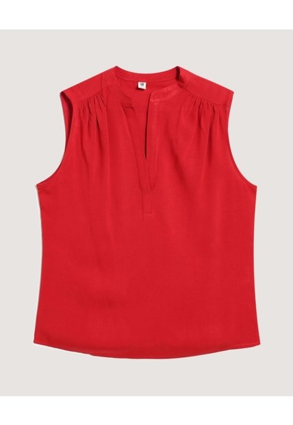 Blusa  Para Mujer Manga Sisa Color Rojo Marca Ostu #40121262