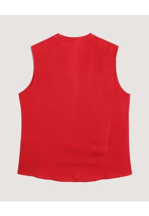 Blusa  Para Mujer Manga Sisa Color Rojo Marca Ostu #40121262