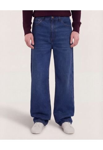 Jean  Para Hombre Loose Color Azul Marca Ostu #60160454 Ostu