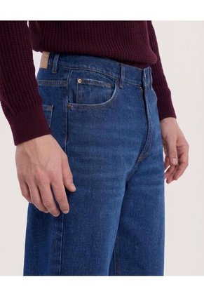 Jean Para Hombre Loose Color Azul Marca Ostu #60160454