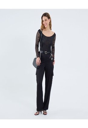 Pantalón Para Mujer Moda Color Negro Marca Ostu #40070797