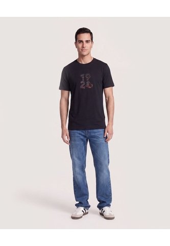Camiseta Mickey 1928 Line Art  Para Hombre Negro Ostu Ostu