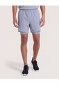Bermuda Con Biker Interno  Para Hombre Gris Ostu de Ostu