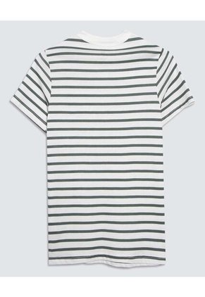 Camiseta Para Niño Manga Corta Color Verde  Marca Ostu #80090210