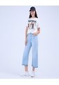 Jean Para Mujer Culotte Color Azul Claro Marca Ostu #40160532 de Ostu