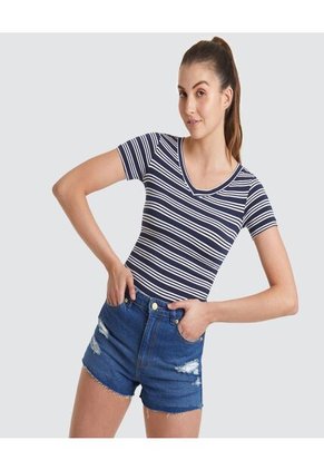 Short Para Mujer Relax Color Azul Marca Ostu #40190148