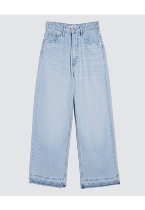 Jean Para Mujer Culotte Color Azul Claro Marca Ostu #40160532