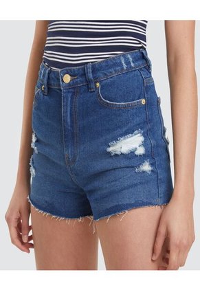 Short Para Mujer Relax Color Azul Marca Ostu #40190148