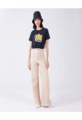 Camiseta Cuello Redondo Estampada Para Mujer #40091683 Ostu