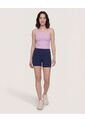 Camiseta  Para Mujer Manga Sisa Moda Color Lila Marca Ostu #40092638 de Ostu