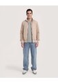 Chaqueta Cuello Alto  Para Hombre Café Ostu de Ostu
