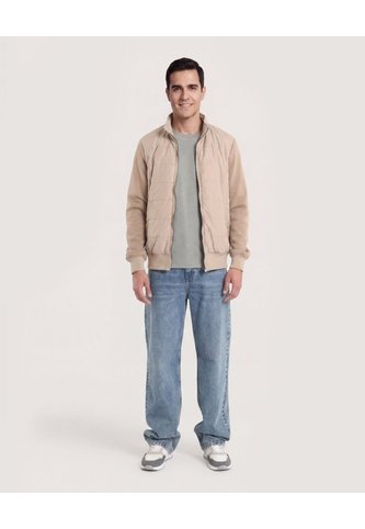 Chaqueta Cuello Alto  Para Hombre Café Ostu Ostu