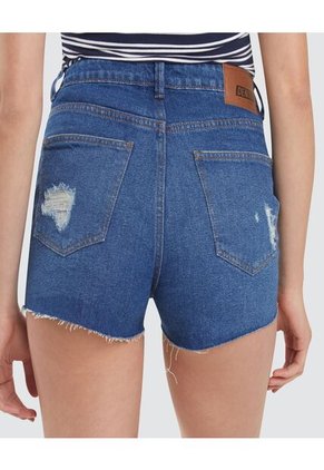 Short Para Mujer Relax Color Azul Marca Ostu #40190148