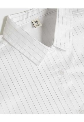 Camisa Para Niña Manga Larga Color Blanco Marca Ostu #90010011