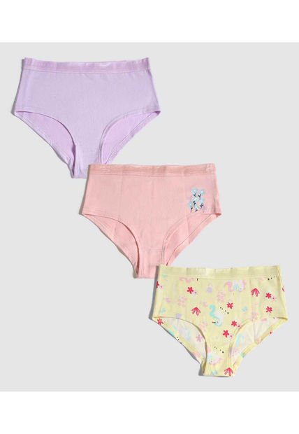 Ropa Interior Para Niña Panty Color Pack X Marca Ostu #90180055