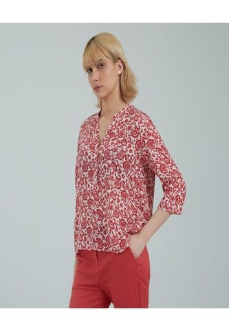 Blusa Para Mujer Manga 3/4 Color Amarillo  Marca Ostu #40120836 Ostu