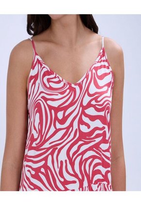 Vestido Para Mujer M/Sisa Largo Color Rojo Marca Ostu #40170280