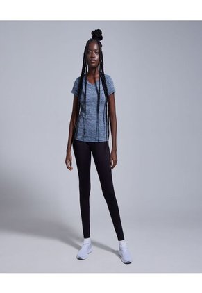 Camiseta Para Mujer Manga Corta Color Gris Marca Ostu #40091806