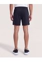Bermuda Con Contraste  Para Hombre Negro Ostu de Ostu