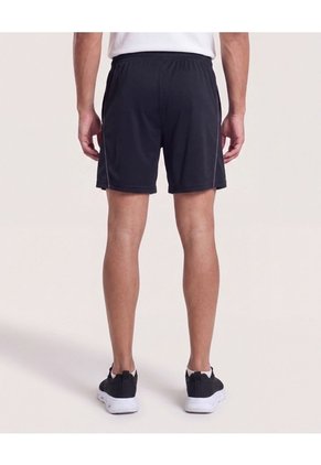 Bermuda Con Contraste  Para Hombre Negro Ostu