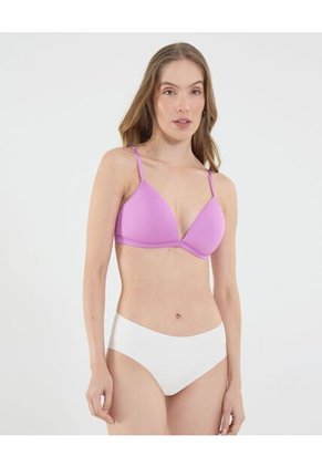 Brasier Para Mujer Copa Triangular Color Lila  Marca Ostu #40830030