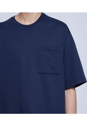 Camiseta Para Hombre Manga Corta Color Azul  Marca Ostu #60091186