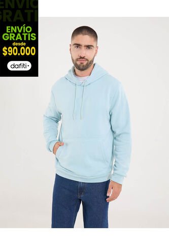 Buzo Para Hombre Hoodie Color Azul Marca Ostu #60060533 Ostu