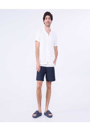 Pantaloneta Para Hombre De Baño Corta Color Azul Marca Ostu #60270045