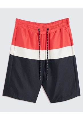 Pantaloneta Para Hombre De Baño Corta Color Azul Marca Ostu #60270045