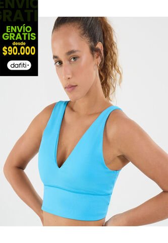 Top Para Mujer  Color Azul Marca Ostu #40220418 Ostu