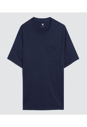 Camiseta Para Hombre Manga Corta Color Azul  Marca Ostu #60091186