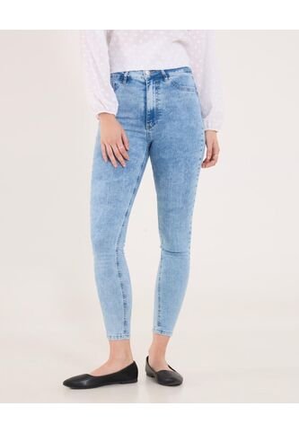 Jean Para Mujer Skinny Color Azul Claro Marca Ostu #40160524 Ostu