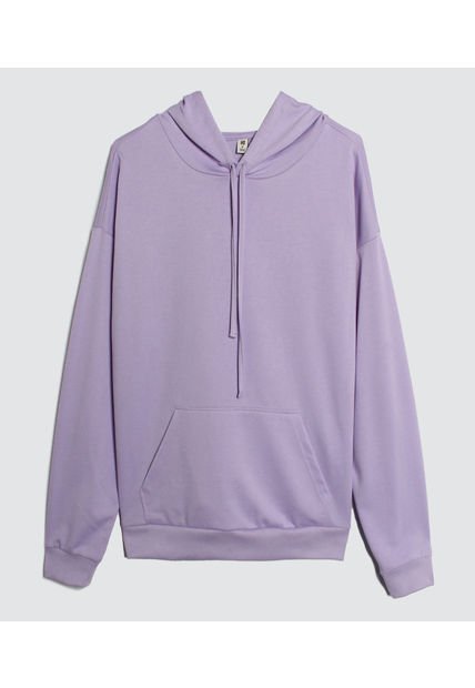 Buzo Para Mujer Ostu Color Morado Material Poliéster 73% Algodón 27%