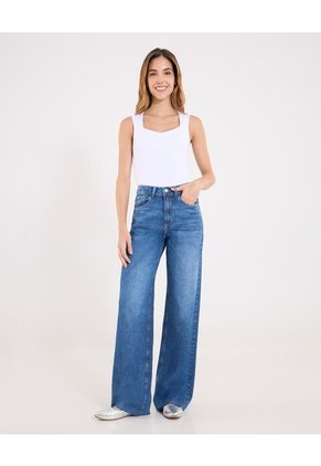 Body  Para Mujer Manga Sisa Color Blanco Marca Ostu #40200192