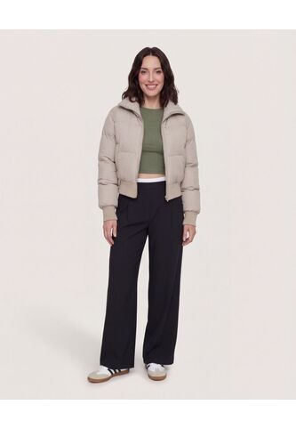 Chaqueta  Para Mujer Acolchada Color Beige Marca Ostu #40080262 Ostu