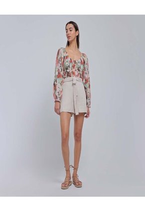 Short Para Mujer  Color Beige Marca Ostu #40190273