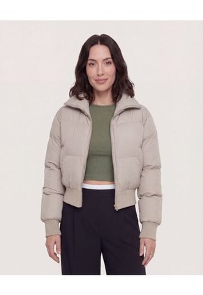 Chaqueta  Para Mujer Acolchada Color Beige Marca Ostu #40080262