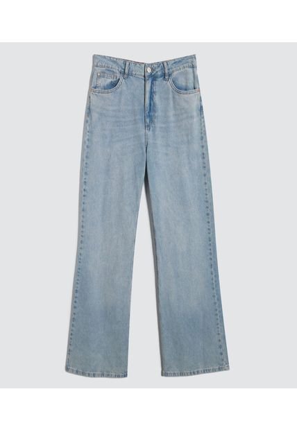 Jean Para Mujer Wide-Leg Color Azul Claro Marca Ostu #40160476