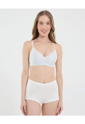 Top Para Mujer Top Color Marfil Marca Ostu #40220382