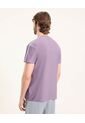 Camiseta  Para Hombre Manga Corta Cuello Redondo Color Morado Marca Ostu #60091803 de Ostu