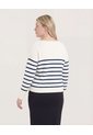 Saco Para Mujer Cuello V Color Azul  Marca Ostu #40330078 de Ostu