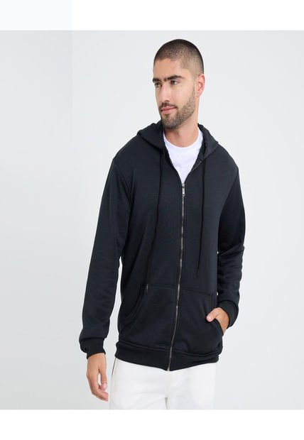 Buzo Para Hombre Zipper Color Negro Marca Ostu #60060498