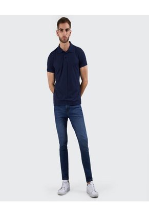 Polo Hombre Ostu  Azul Poliéster 60110241-51