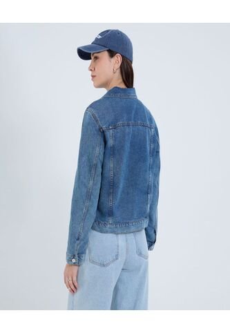 Chaqueta Para Mujer Trucker Color Azul Marca Ostu #40080243 Ostu