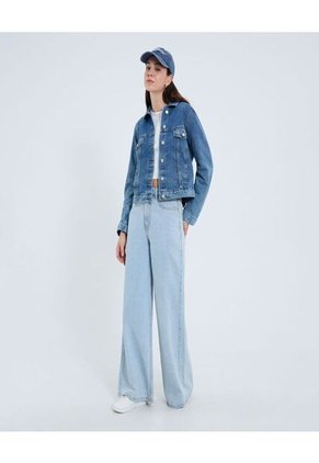 Chaqueta Para Mujer Trucker Color Azul Marca Ostu #40080243