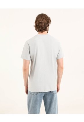 Camiseta Para Hombre Manga Corta Cuello Redondo Color Gris Marca Ostu #60091843