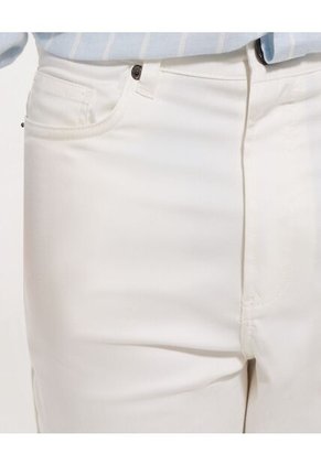 Pantalon Para Hombre 5 Bolsillos Color Crema Marca Ostu #60070231