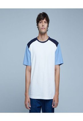 Camiseta Para Hombre Manga Corta Color Beige Marca Ostu #60091251