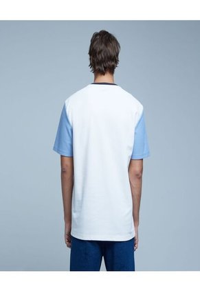 Camiseta Para Hombre Manga Corta Color Beige Marca Ostu #60091251