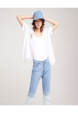 Top Para Mujer Top Color Blanco Marca Ostu #40220088 Ostu